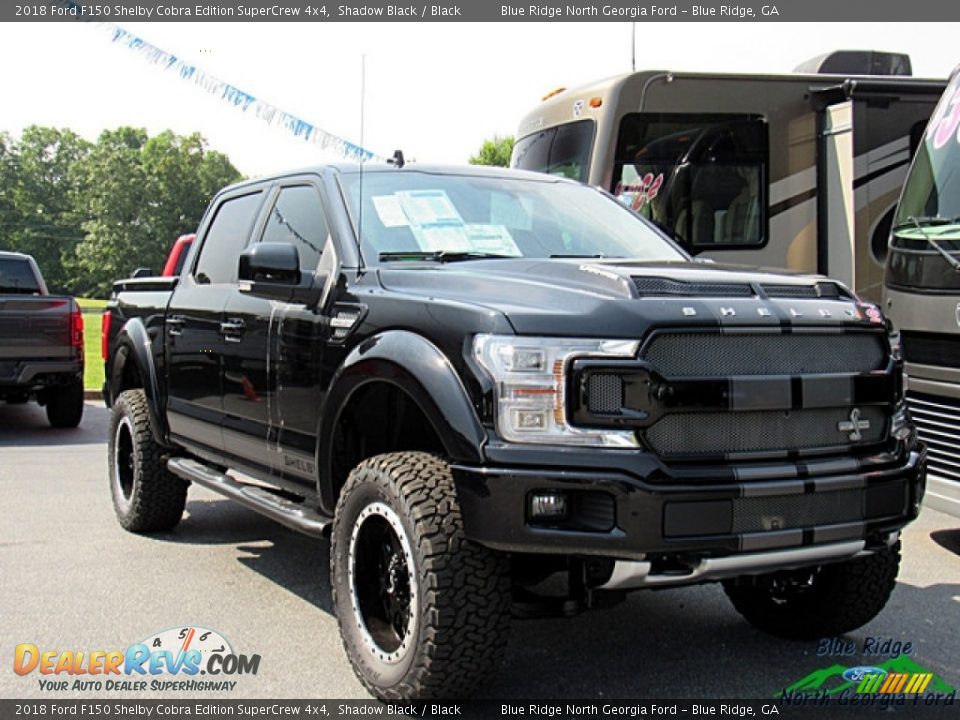 2018 Ford F150 Shelby Cobra Edition SuperCrew 4x4 Shadow Black / Black Photo #8
