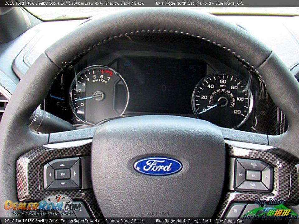 2018 Ford F150 Shelby Cobra Edition SuperCrew 4x4 Shadow Black / Black Photo #17