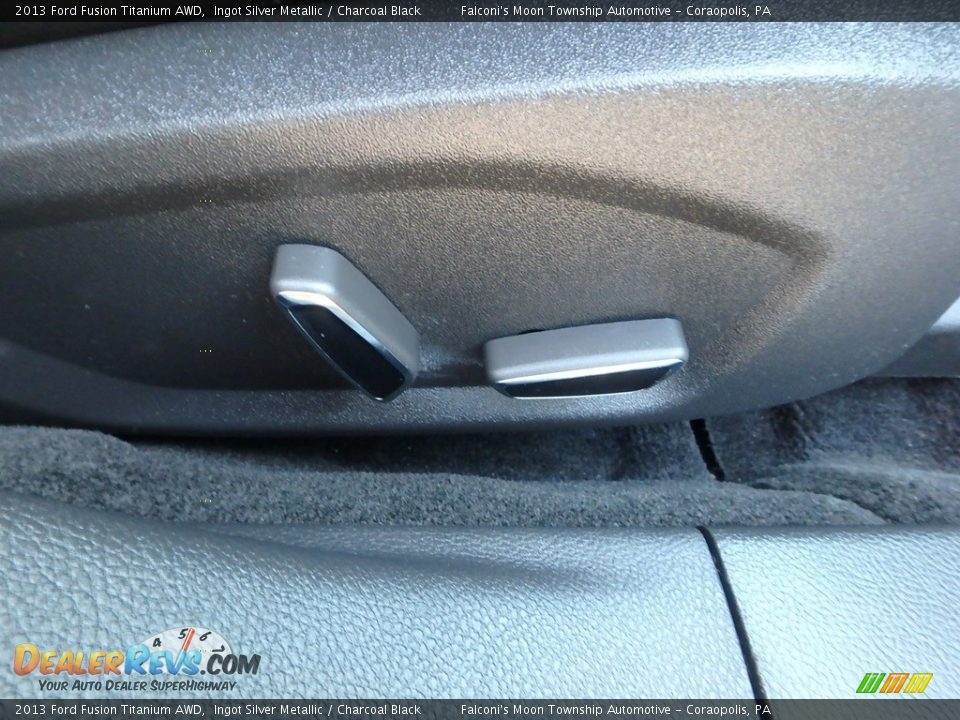 2013 Ford Fusion Titanium AWD Ingot Silver Metallic / Charcoal Black Photo #13