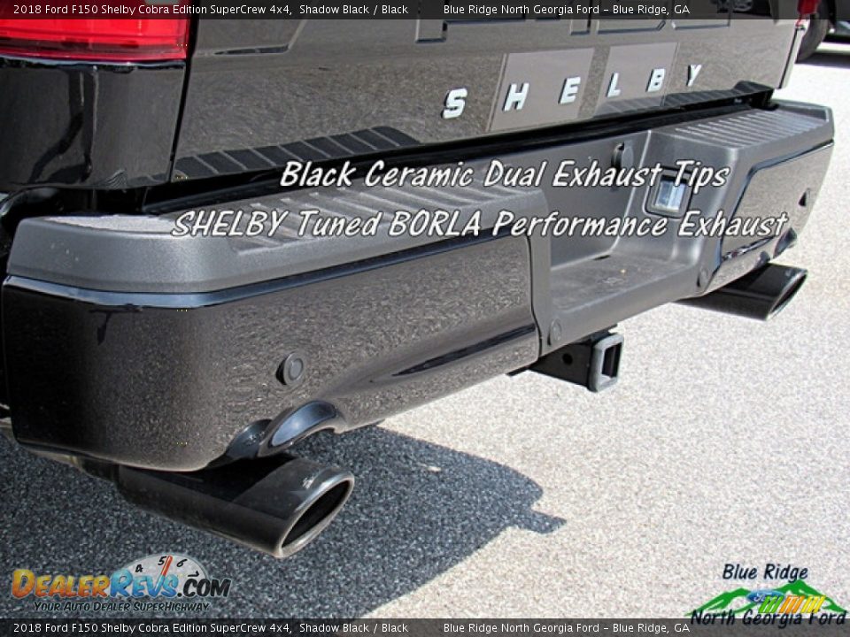 2018 Ford F150 Shelby Cobra Edition SuperCrew 4x4 Shadow Black / Black Photo #29