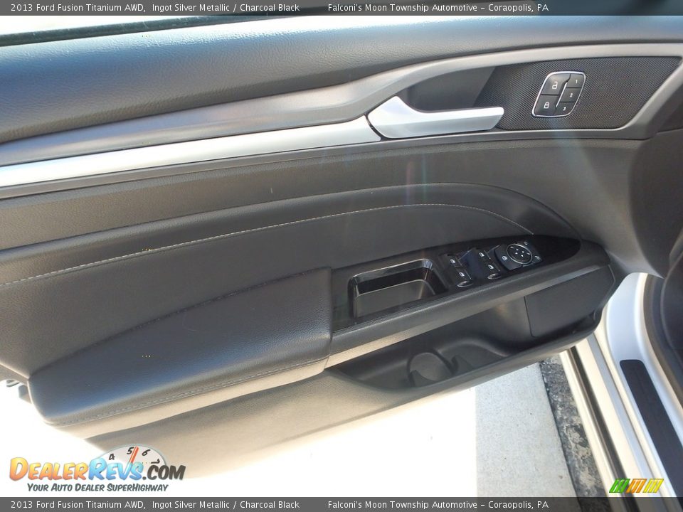 2013 Ford Fusion Titanium AWD Ingot Silver Metallic / Charcoal Black Photo #18