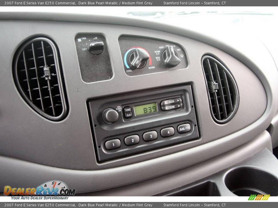 2007 Ford E Series Van E250 Commercial Dark Blue Pearl Metallic / Medium Flint Grey Photo #18