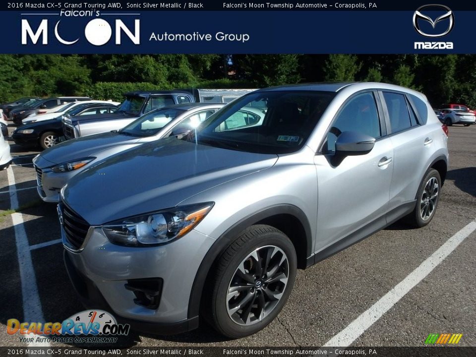 2016 Mazda CX-5 Grand Touring AWD Sonic Silver Metallic / Black Photo #1