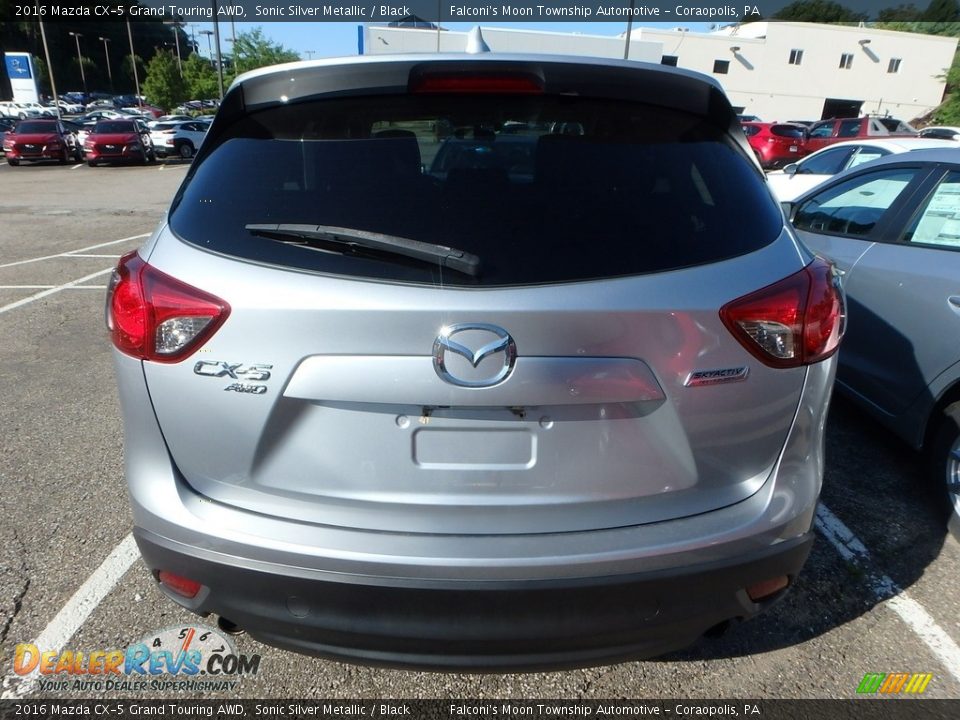 2016 Mazda CX-5 Grand Touring AWD Sonic Silver Metallic / Black Photo #3