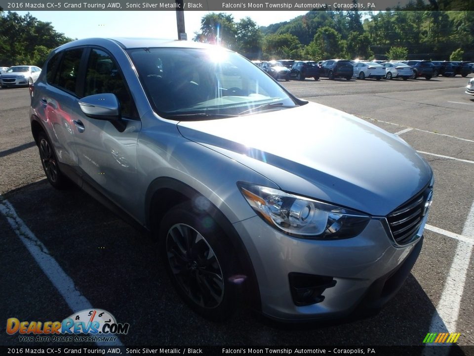 2016 Mazda CX-5 Grand Touring AWD Sonic Silver Metallic / Black Photo #5