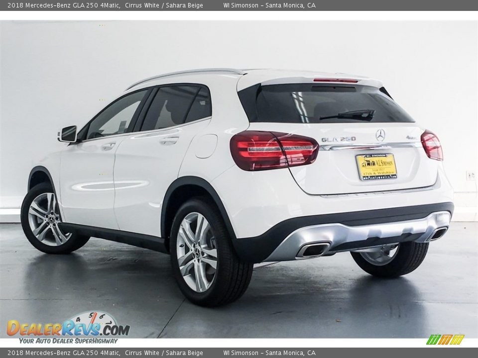2018 Mercedes-Benz GLA 250 4Matic Cirrus White / Sahara Beige Photo #3