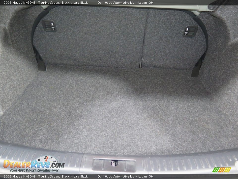 2008 Mazda MAZDA3 i Touring Sedan Black Mica / Black Photo #29