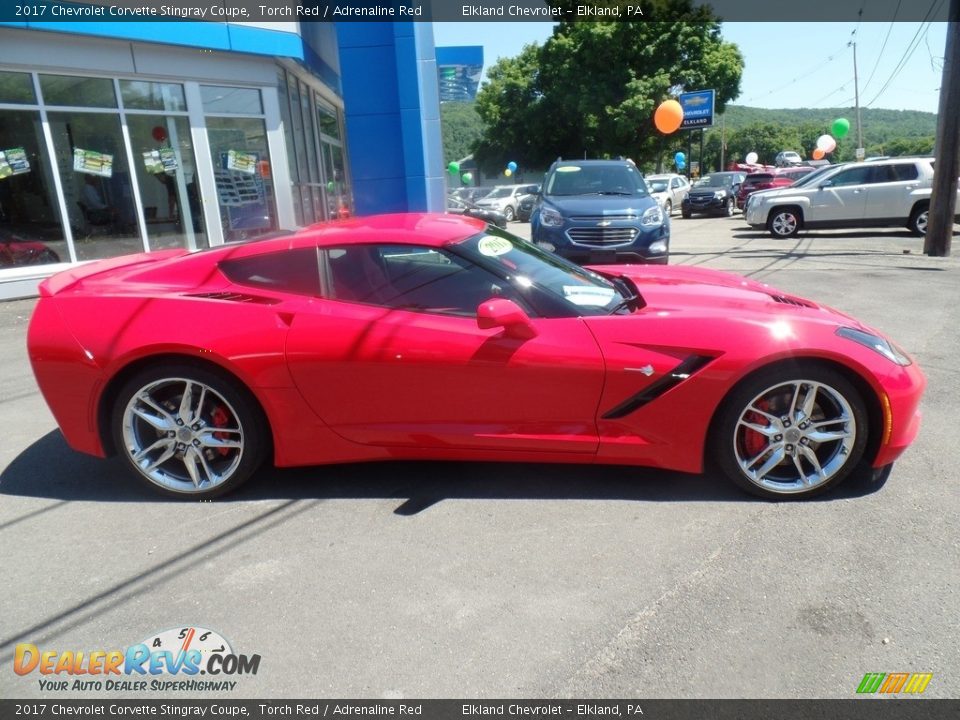 2017 Chevrolet Corvette Stingray Coupe Torch Red / Adrenaline Red Photo #9