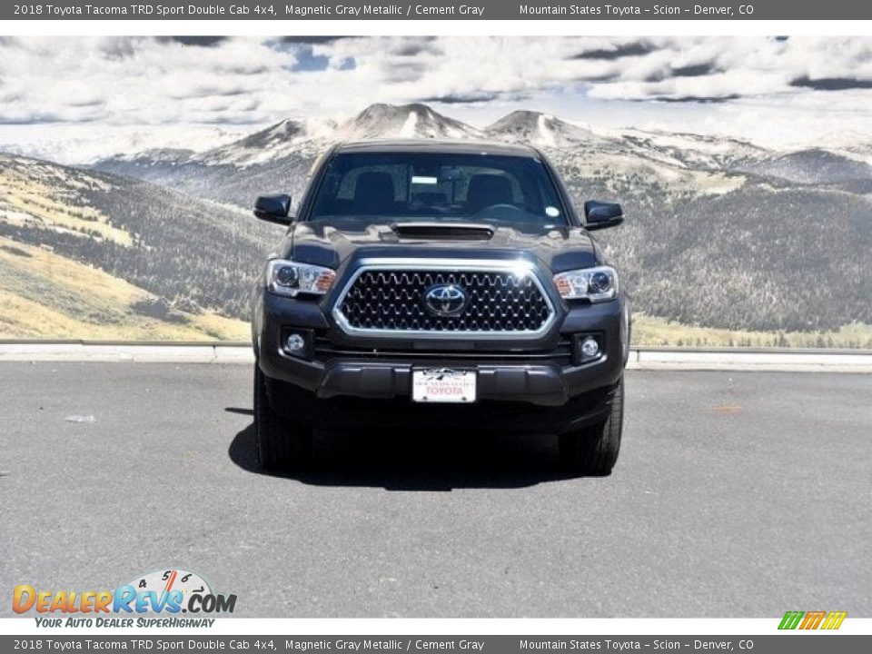 2018 Toyota Tacoma TRD Sport Double Cab 4x4 Magnetic Gray Metallic / Cement Gray Photo #2
