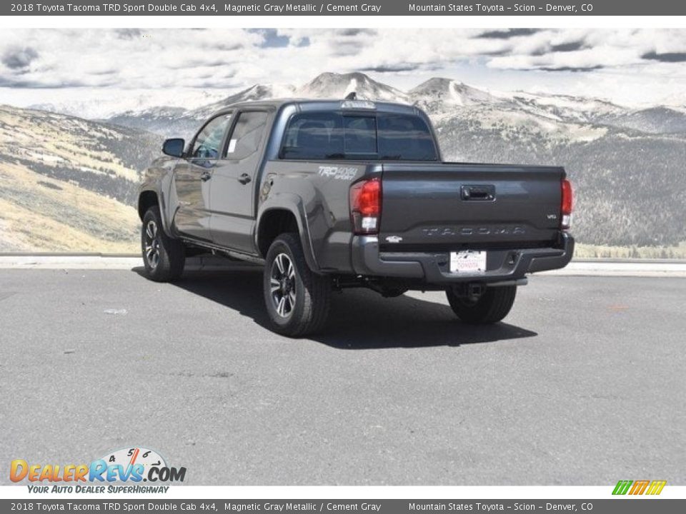 2018 Toyota Tacoma TRD Sport Double Cab 4x4 Magnetic Gray Metallic / Cement Gray Photo #3