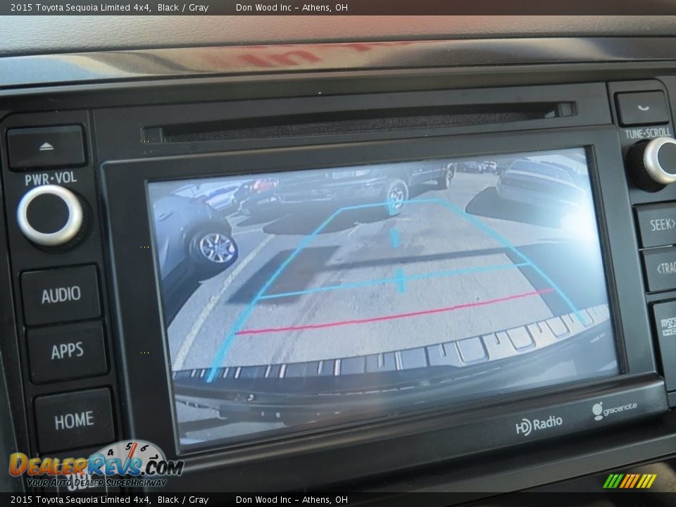 2015 Toyota Sequoia Limited 4x4 Black / Gray Photo #3