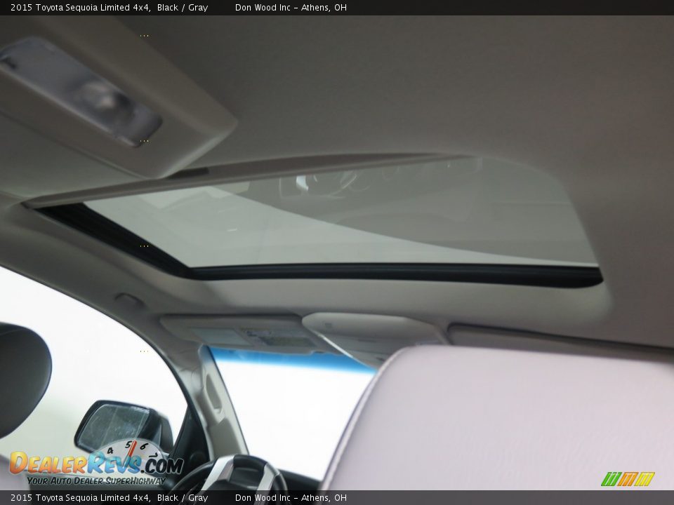 2015 Toyota Sequoia Limited 4x4 Black / Gray Photo #5