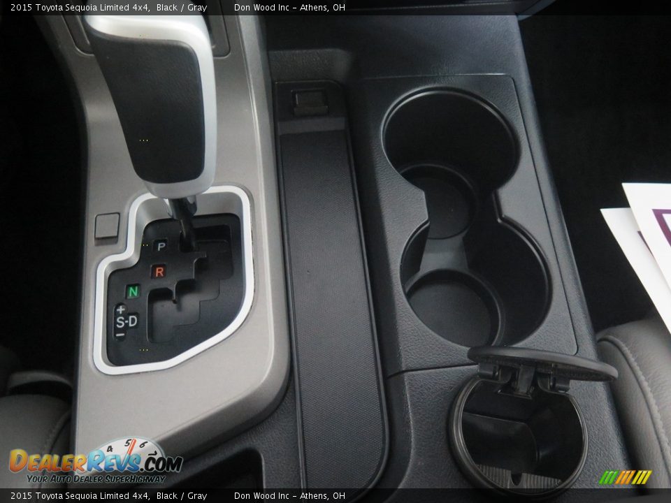 2015 Toyota Sequoia Limited 4x4 Black / Gray Photo #24