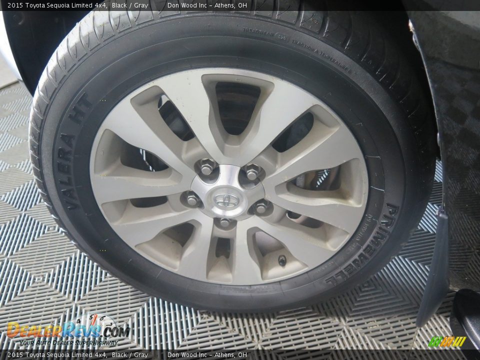 2015 Toyota Sequoia Limited 4x4 Black / Gray Photo #30
