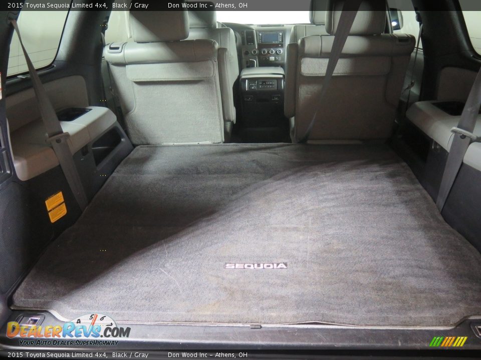2015 Toyota Sequoia Limited 4x4 Black / Gray Photo #32