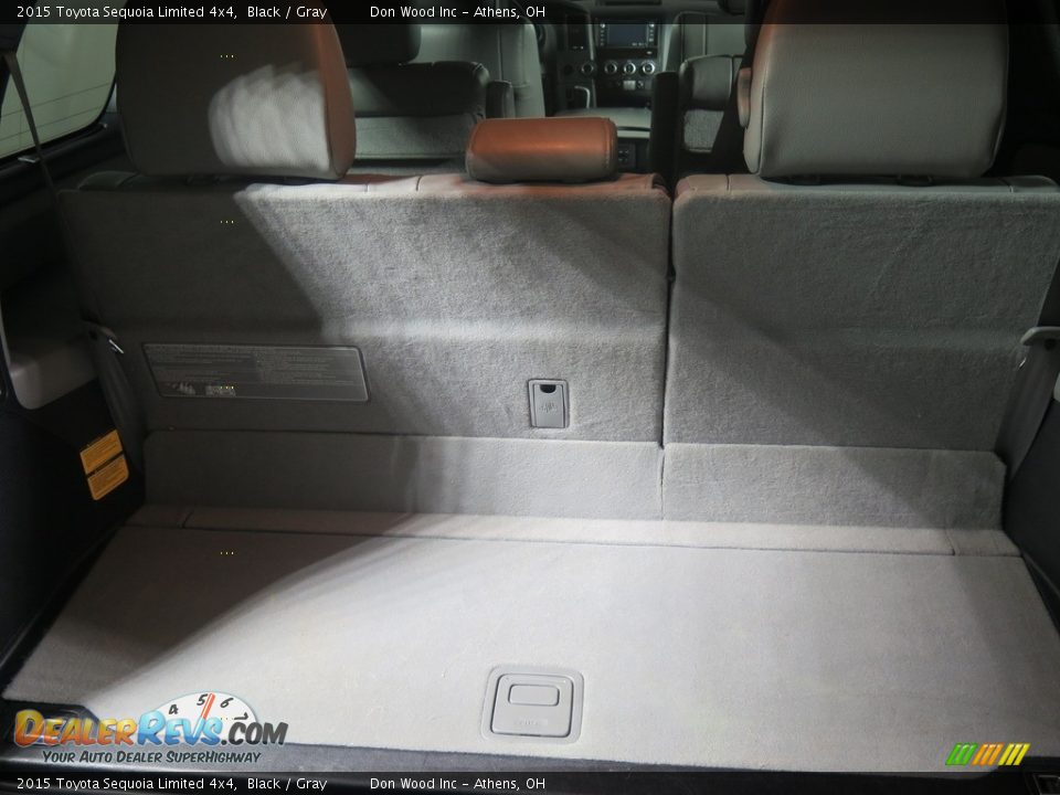 2015 Toyota Sequoia Limited 4x4 Black / Gray Photo #33