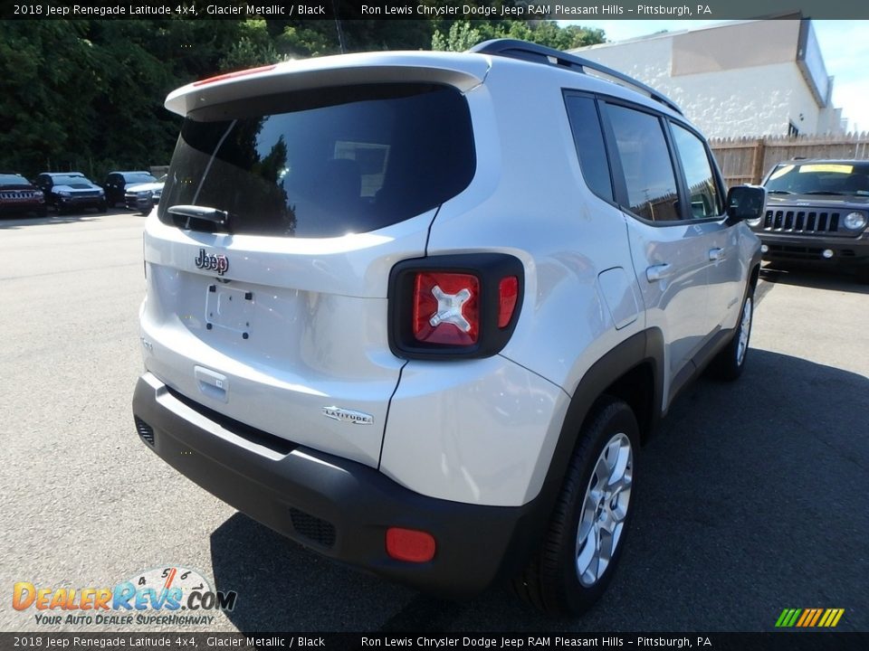 2018 Jeep Renegade Latitude 4x4 Glacier Metallic / Black Photo #5