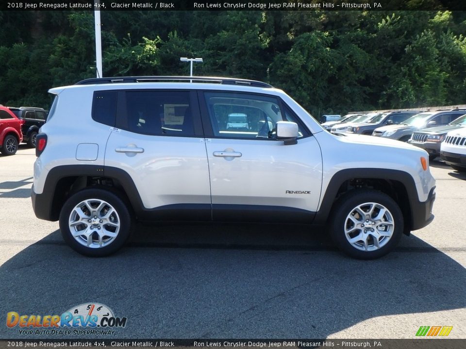2018 Jeep Renegade Latitude 4x4 Glacier Metallic / Black Photo #6