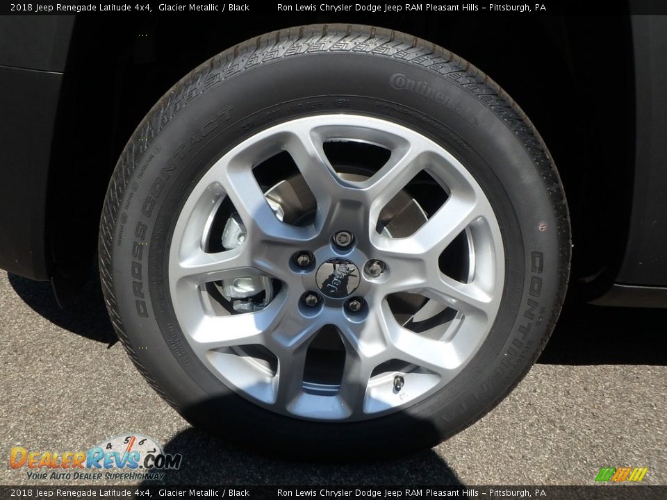 2018 Jeep Renegade Latitude 4x4 Glacier Metallic / Black Photo #9