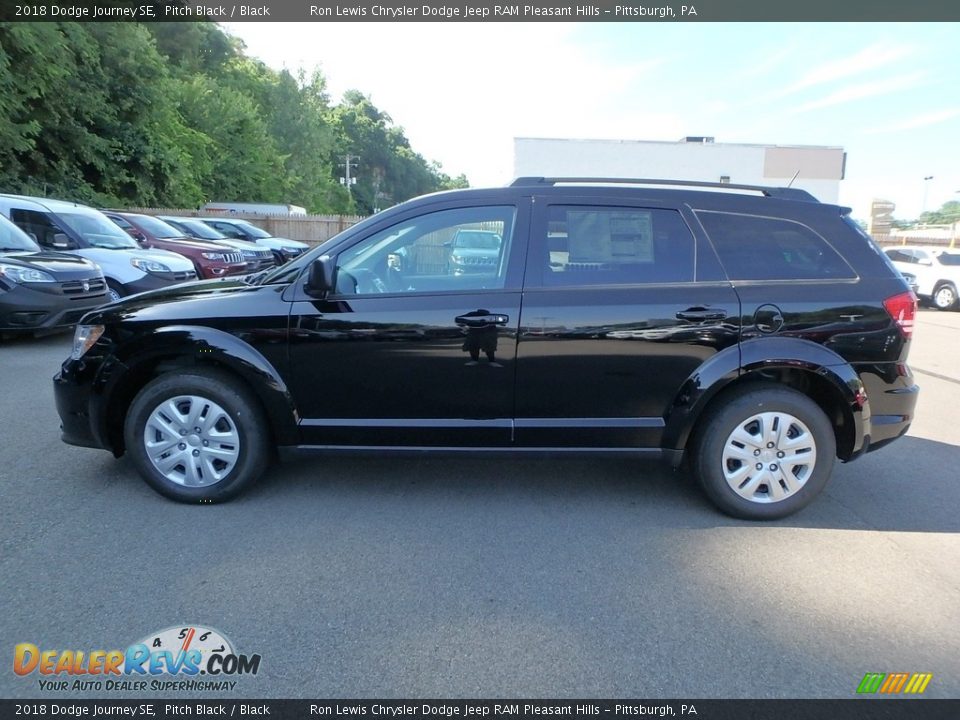 2018 Dodge Journey SE Pitch Black / Black Photo #6