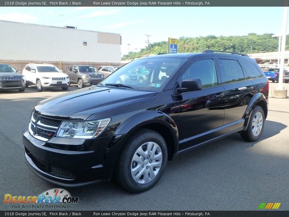 2018 Dodge Journey SE Pitch Black / Black Photo #7
