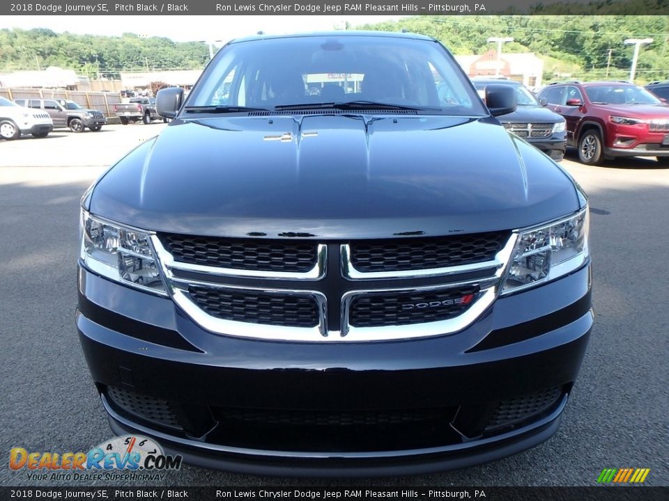 2018 Dodge Journey SE Pitch Black / Black Photo #8