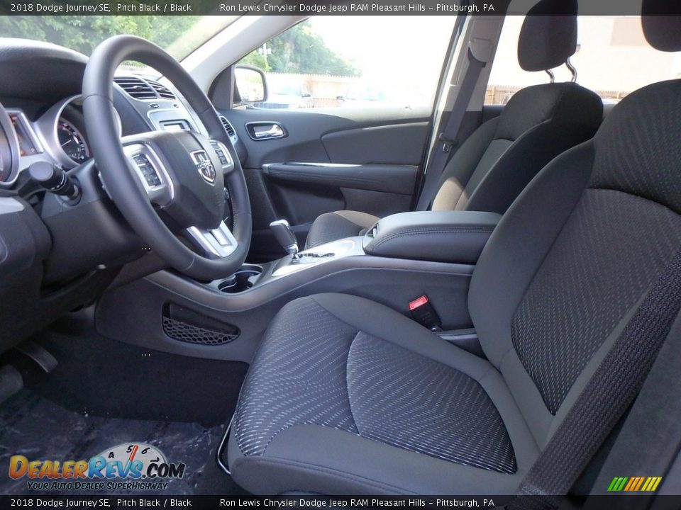 2018 Dodge Journey SE Pitch Black / Black Photo #10