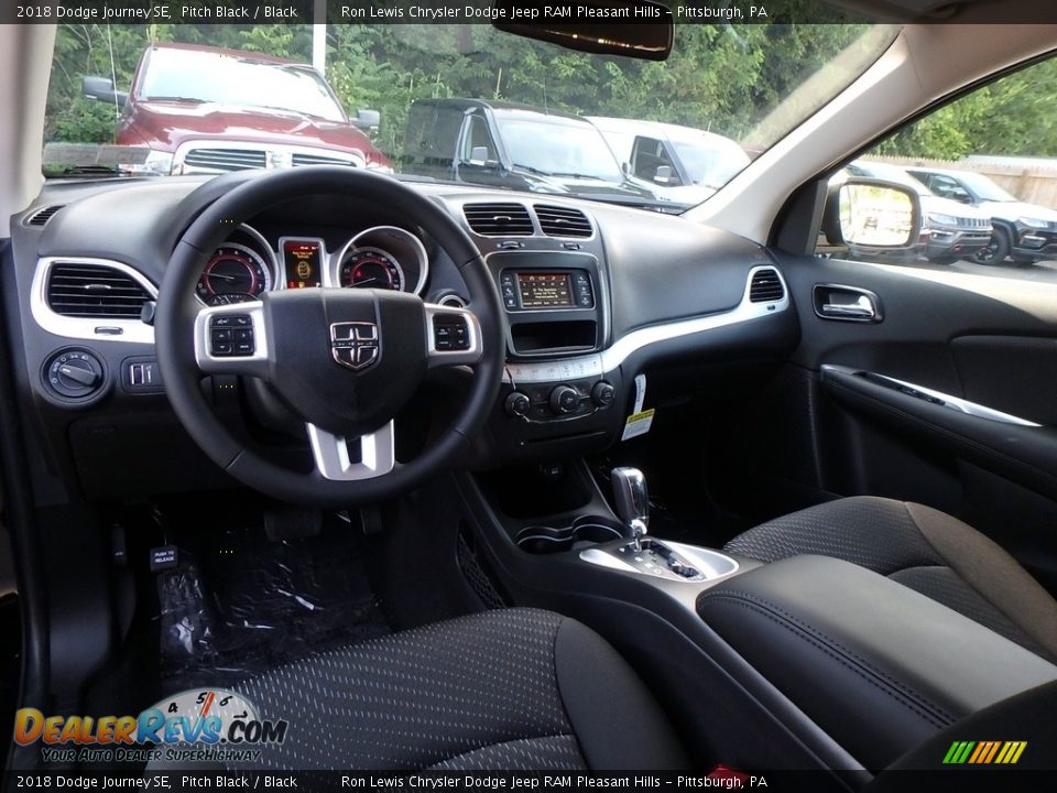 2018 Dodge Journey SE Pitch Black / Black Photo #12