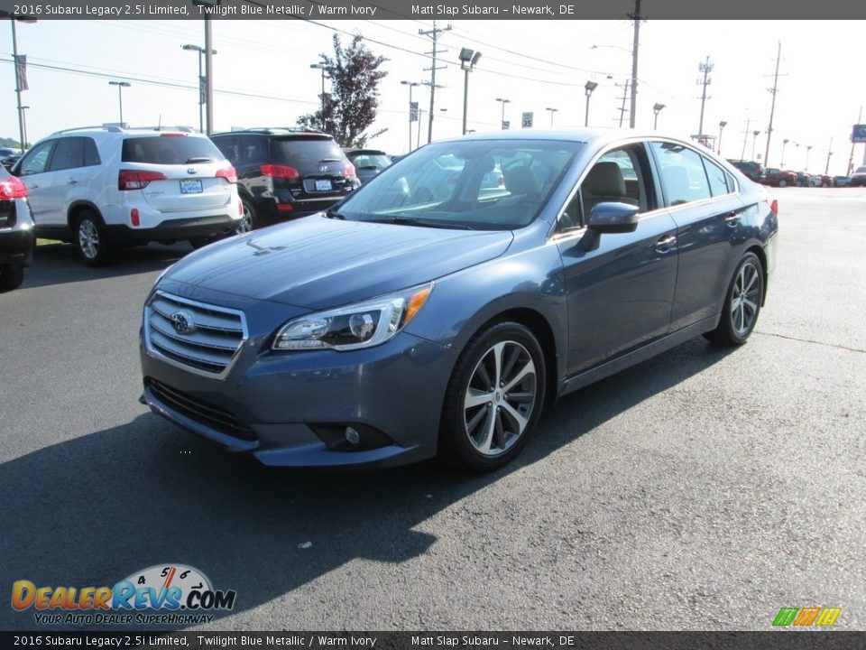 2016 Subaru Legacy 2.5i Limited Twilight Blue Metallic / Warm Ivory Photo #2