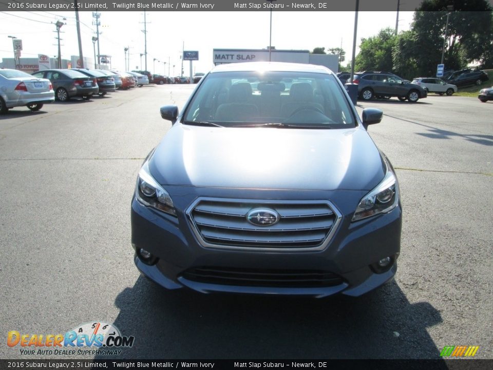 2016 Subaru Legacy 2.5i Limited Twilight Blue Metallic / Warm Ivory Photo #3
