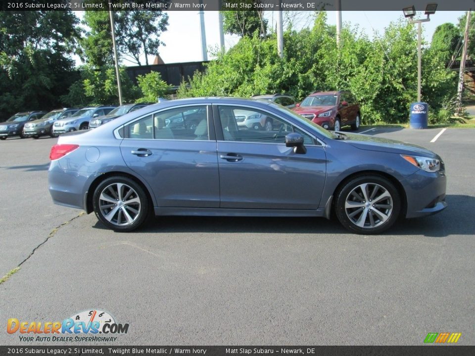 2016 Subaru Legacy 2.5i Limited Twilight Blue Metallic / Warm Ivory Photo #5