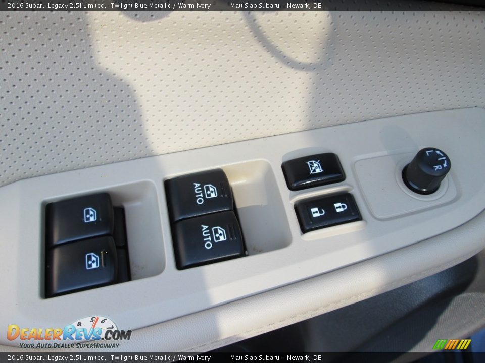 2016 Subaru Legacy 2.5i Limited Twilight Blue Metallic / Warm Ivory Photo #15