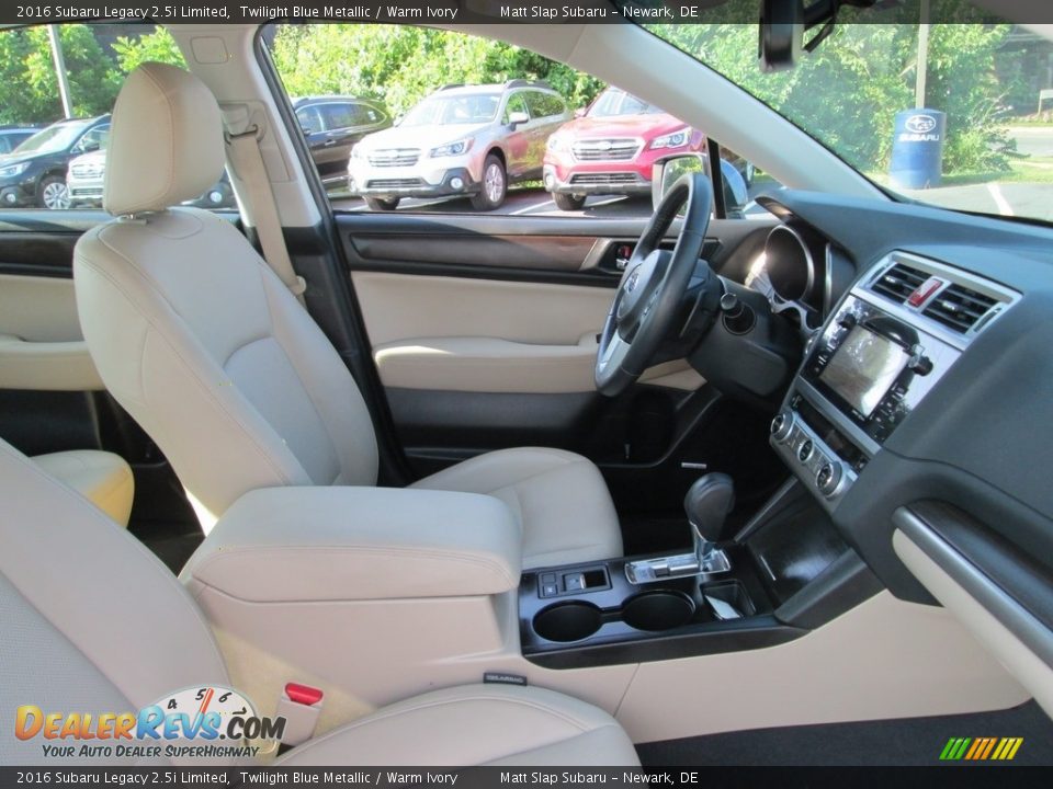 2016 Subaru Legacy 2.5i Limited Twilight Blue Metallic / Warm Ivory Photo #17