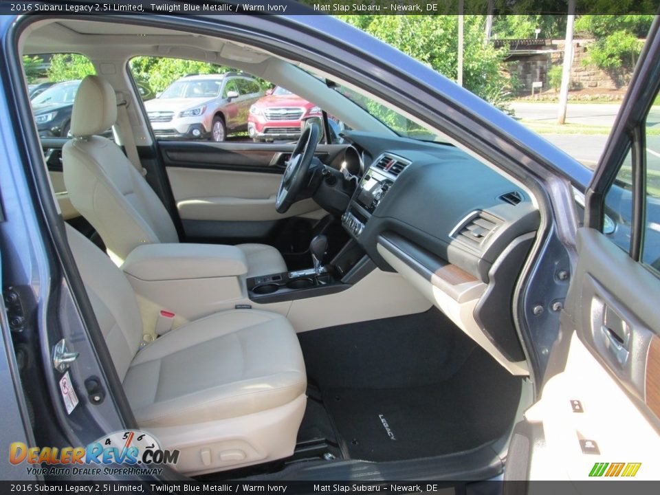 2016 Subaru Legacy 2.5i Limited Twilight Blue Metallic / Warm Ivory Photo #18