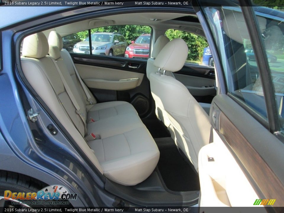 2016 Subaru Legacy 2.5i Limited Twilight Blue Metallic / Warm Ivory Photo #19
