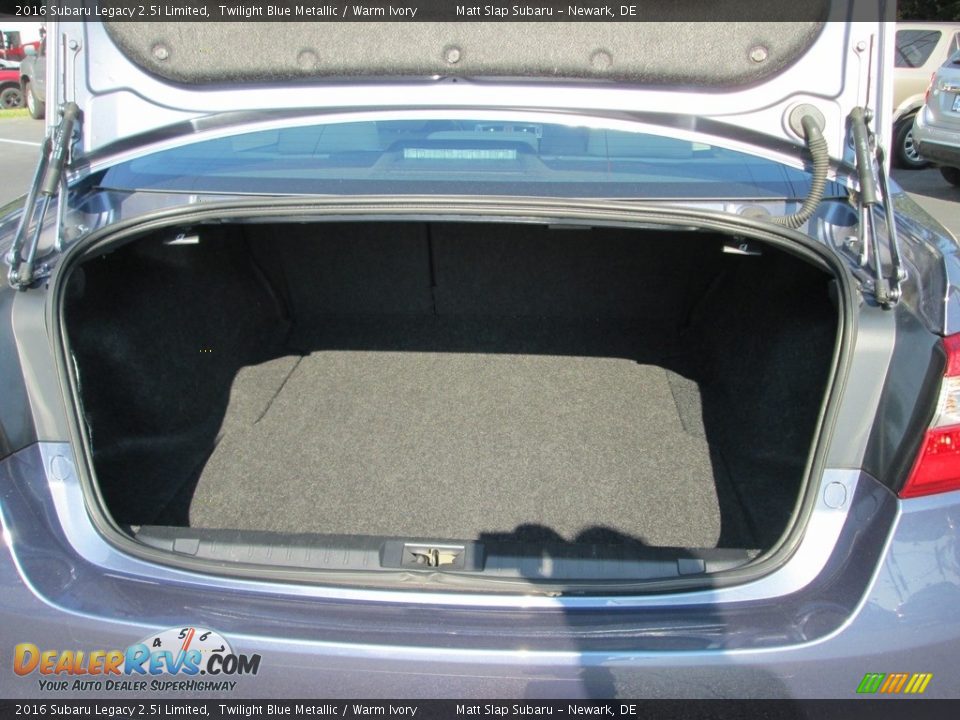2016 Subaru Legacy 2.5i Limited Twilight Blue Metallic / Warm Ivory Photo #20