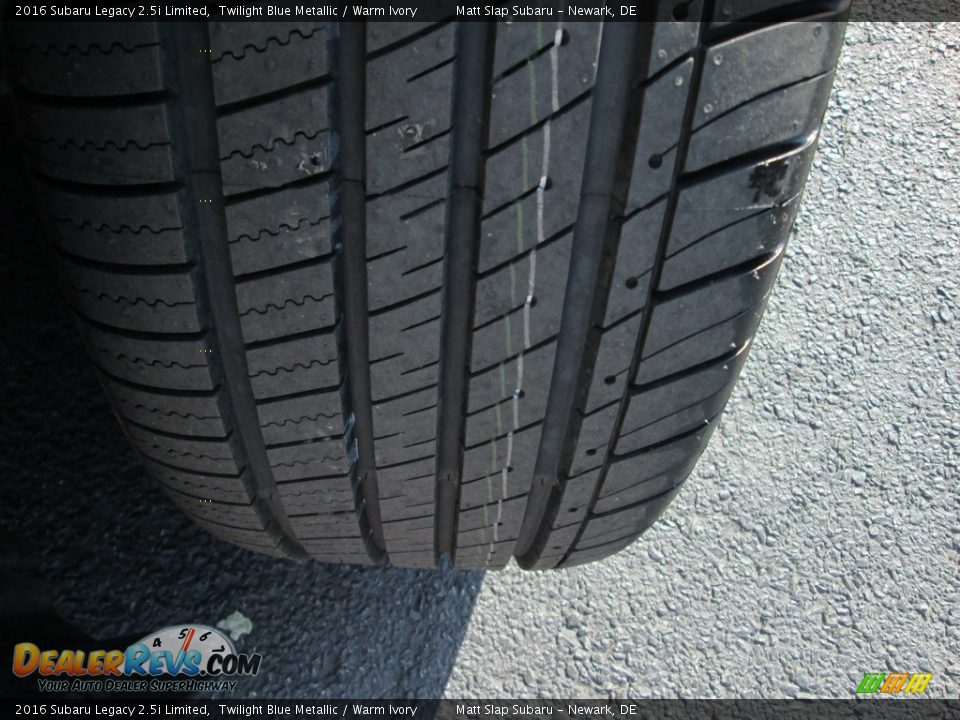 2016 Subaru Legacy 2.5i Limited Twilight Blue Metallic / Warm Ivory Photo #24