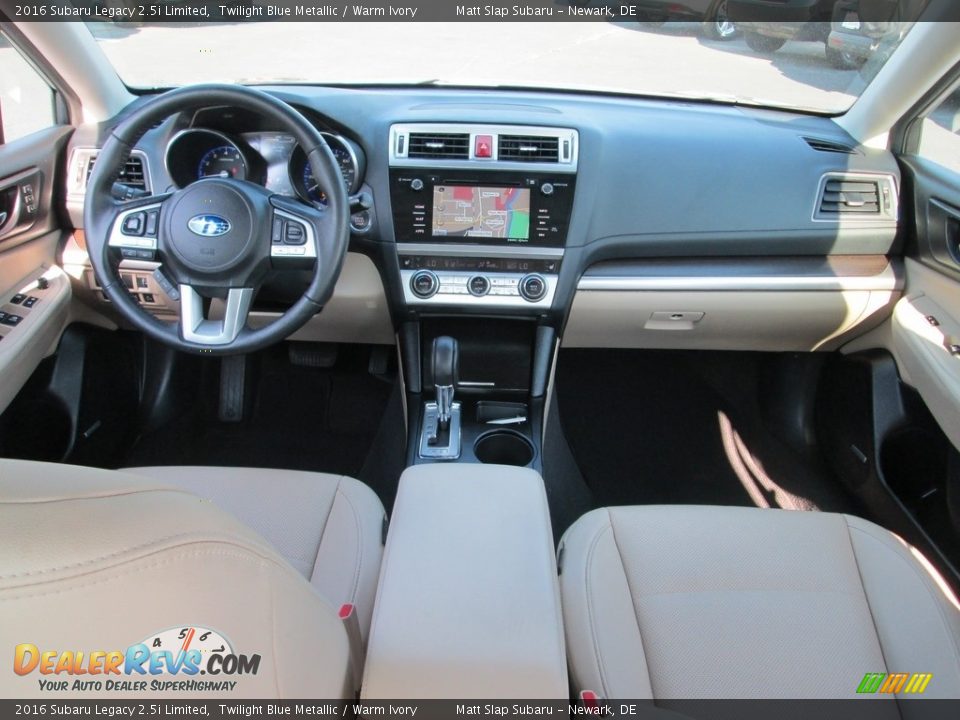2016 Subaru Legacy 2.5i Limited Twilight Blue Metallic / Warm Ivory Photo #25