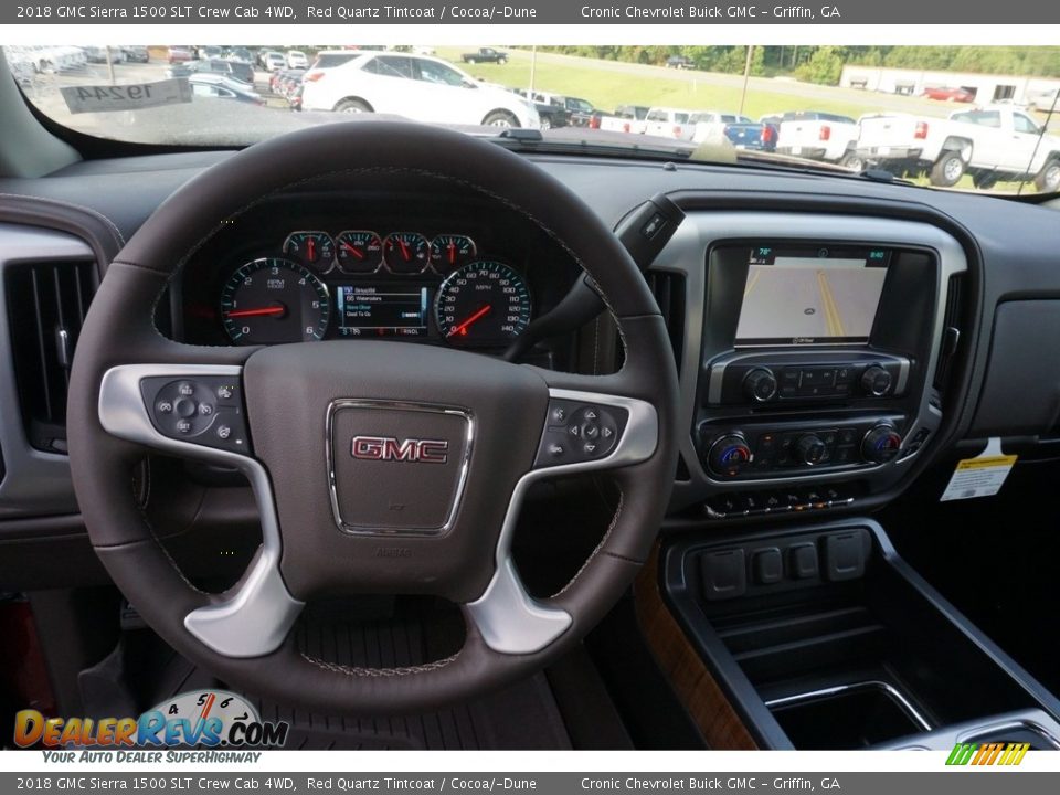 2018 GMC Sierra 1500 SLT Crew Cab 4WD Steering Wheel Photo #5