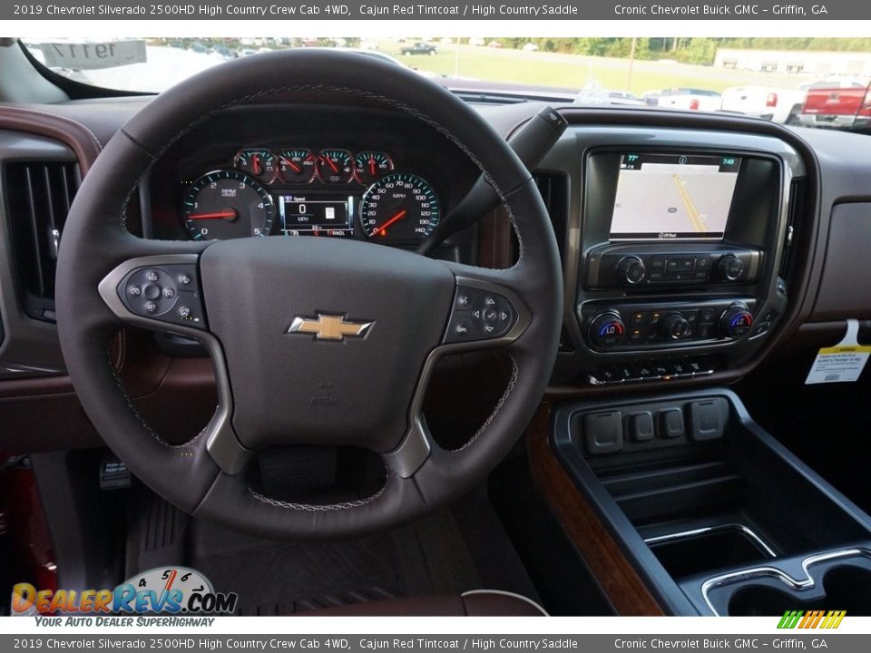 2019 Chevrolet Silverado 2500HD High Country Crew Cab 4WD Steering Wheel Photo #5