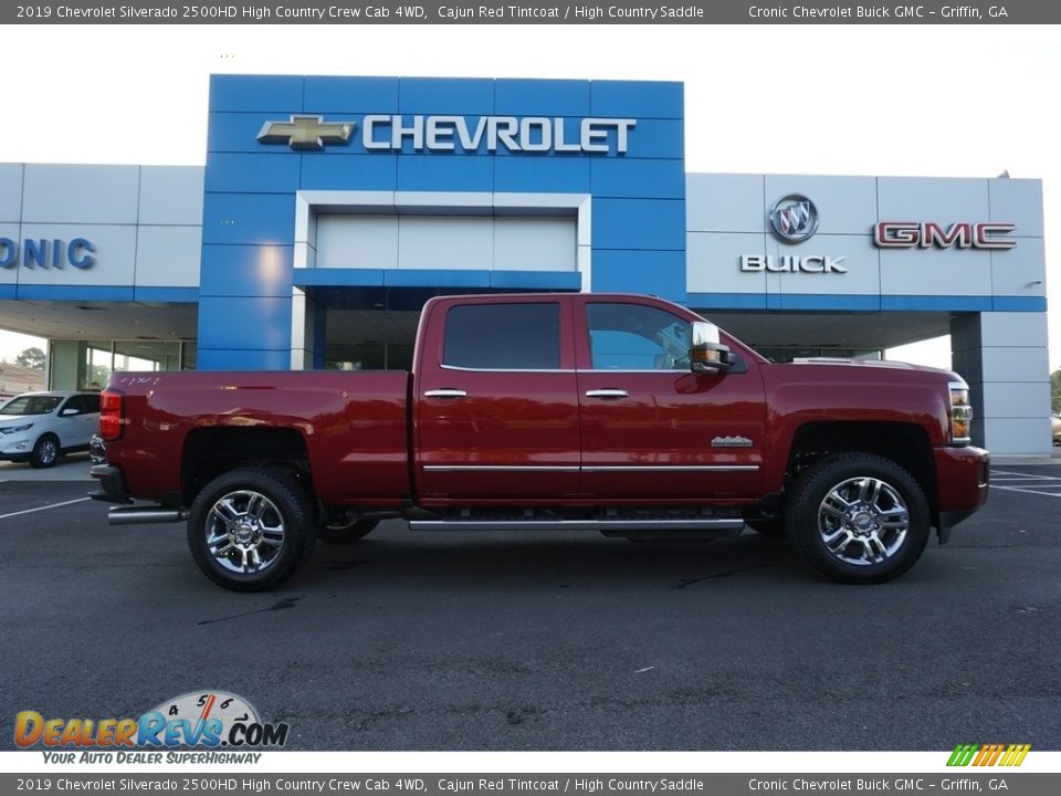 2019 Chevrolet Silverado 2500HD High Country Crew Cab 4WD Cajun Red Tintcoat / High Country Saddle Photo #10