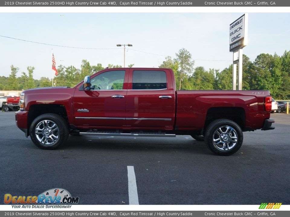 2019 Chevrolet Silverado 2500HD High Country Crew Cab 4WD Cajun Red Tintcoat / High Country Saddle Photo #14