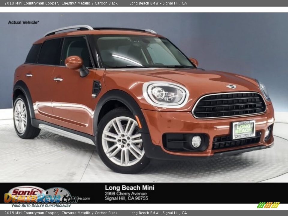 2018 Mini Countryman Cooper Chestnut Metallic / Carbon Black Photo #1