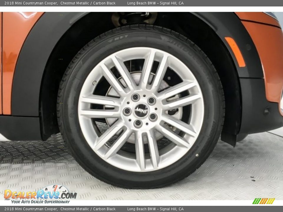 2018 Mini Countryman Cooper Chestnut Metallic / Carbon Black Photo #8