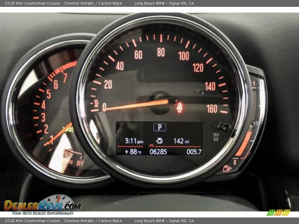 2018 Mini Countryman Cooper Chestnut Metallic / Carbon Black Photo #18