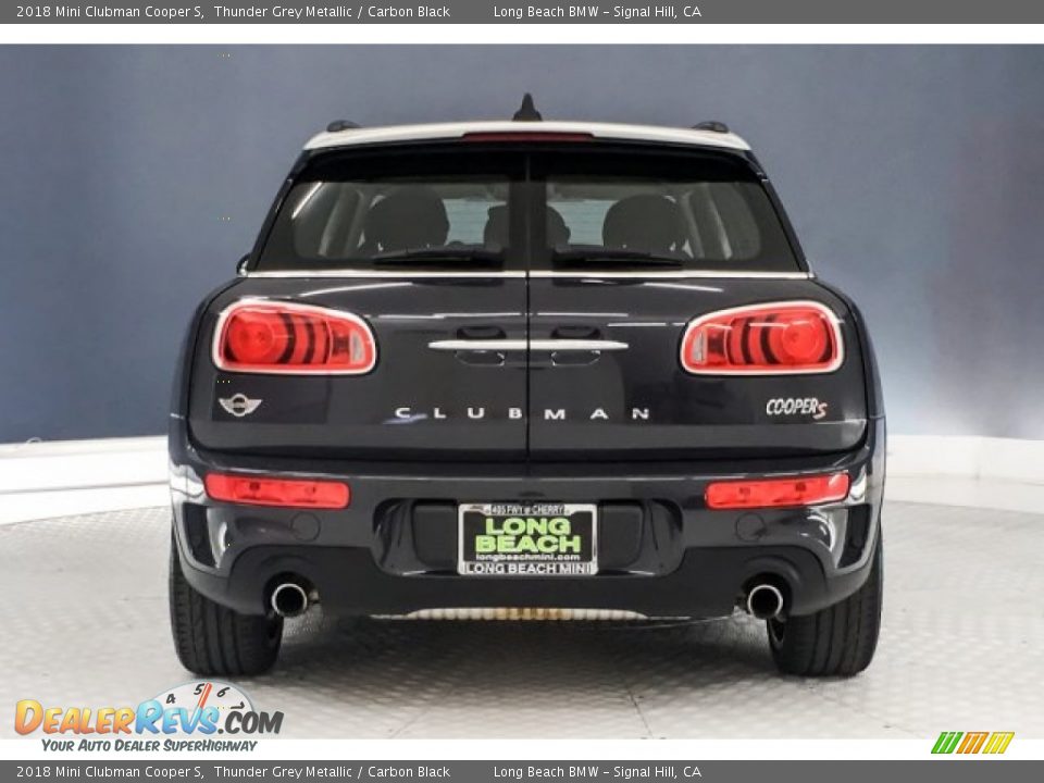 2018 Mini Clubman Cooper S Thunder Grey Metallic / Carbon Black Photo #3