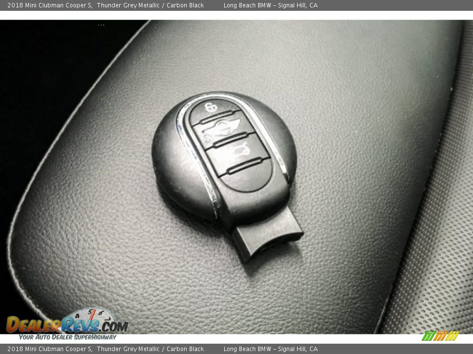 2018 Mini Clubman Cooper S Thunder Grey Metallic / Carbon Black Photo #11