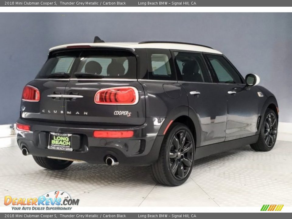 2018 Mini Clubman Cooper S Thunder Grey Metallic / Carbon Black Photo #15