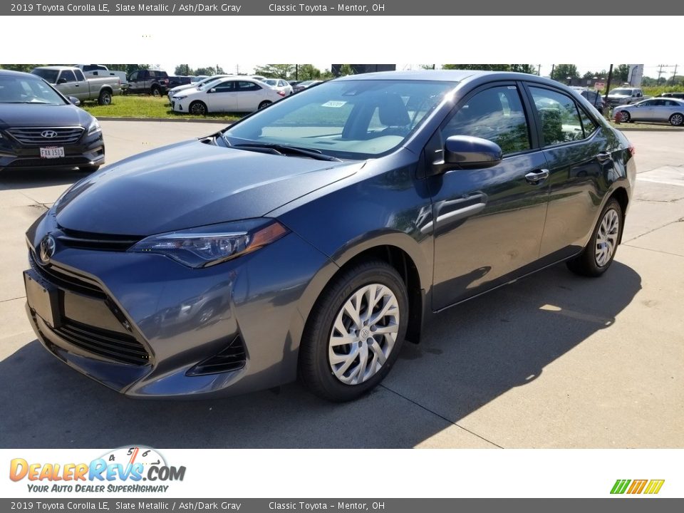 2019 Toyota Corolla LE Slate Metallic / Ash/Dark Gray Photo #1