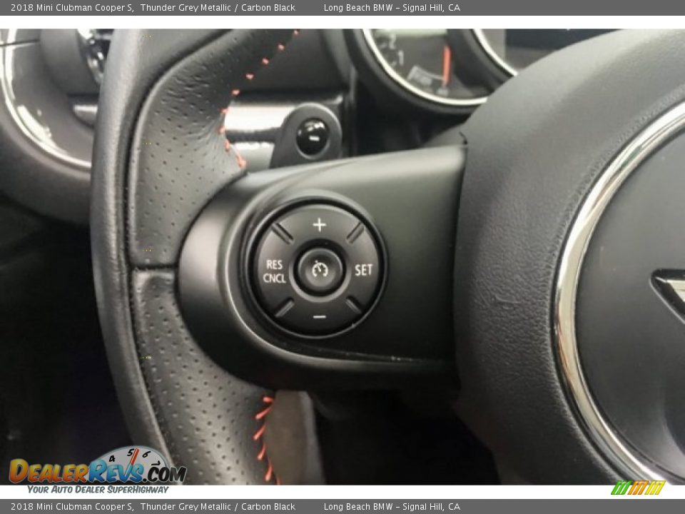2018 Mini Clubman Cooper S Thunder Grey Metallic / Carbon Black Photo #16